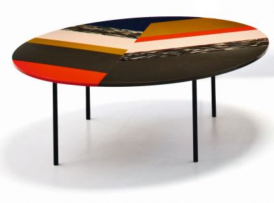 Fishbone table round Moroso